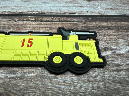 7 Inch P-15 ARFF Truck patch
