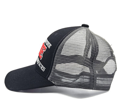 DoD Fire Navy Black and Grey Trucker Snapback