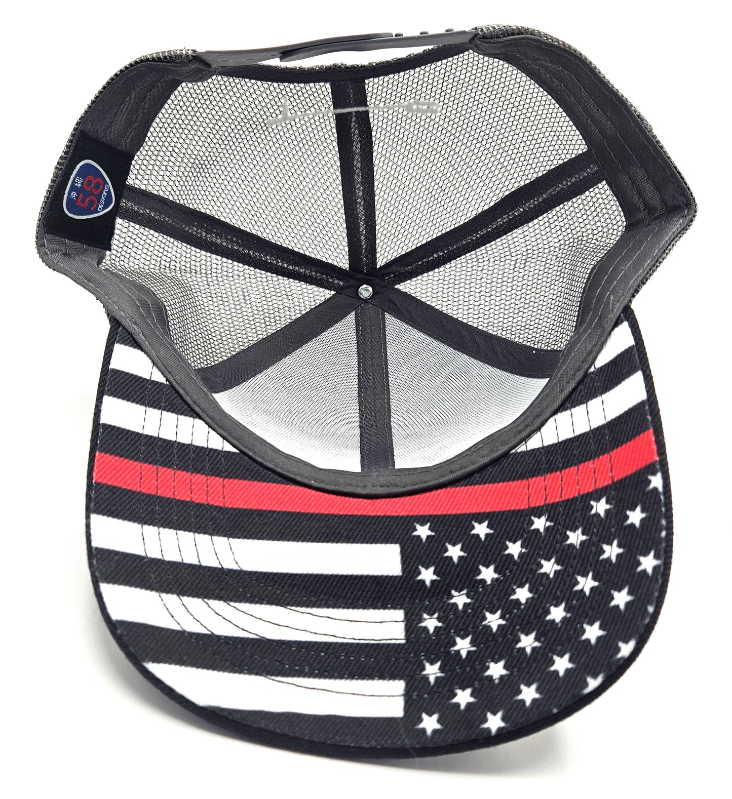 DoD Fire Navy Black and Grey Trucker Snapback