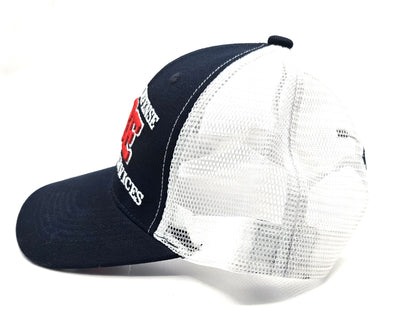 DoD Fire Navy Blue and White Trucker Snapback