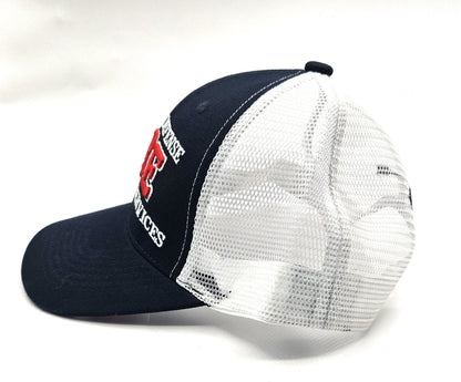 DoD Fire Navy Blue and White Trucker Snapback