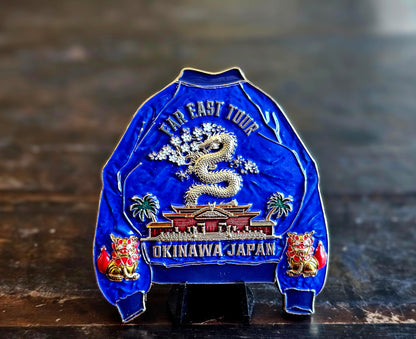 Far East Tour Okinawa Jacket 3.5" Challenge Coins