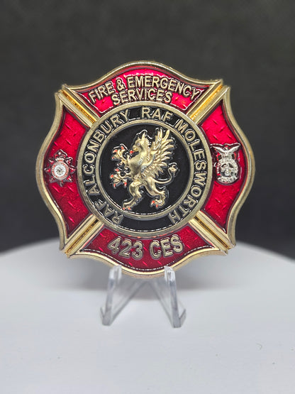 RAF Alconbury and RAF Molesworth 2.5" Maltese Coin