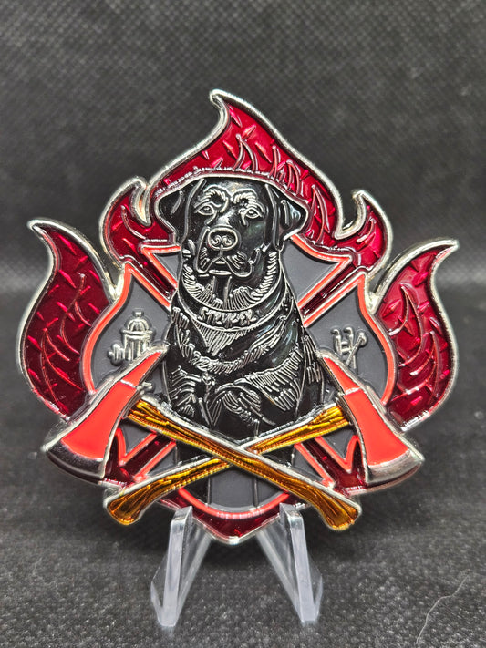 The Sato Cano AB FIRE "Stryker" 2.5" Challenge Coin