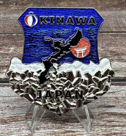 Okinawa Sunabe Seawall Kadena 3" Challenge Coin