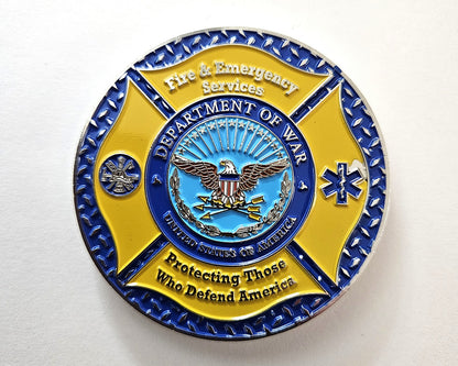 Dept of War Rescue Coin 2.5"