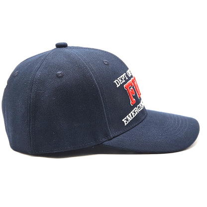 Navy Blue Traditional Department of Defense Fire Emergency Services Cap