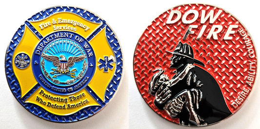 Dept of War Rescue Coin 2.5"