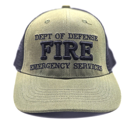 DoD Fire Green Trucker Snapback