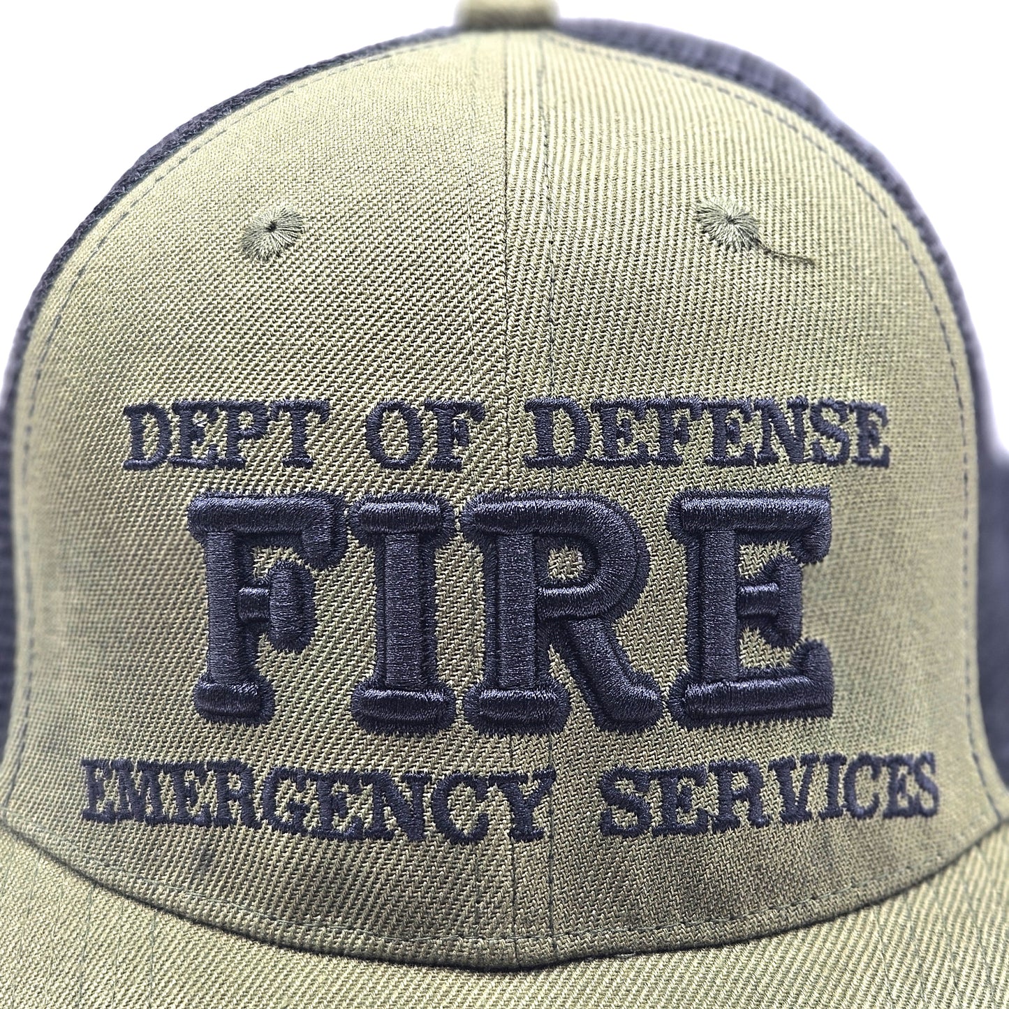 DoD Fire Green Trucker Snapback