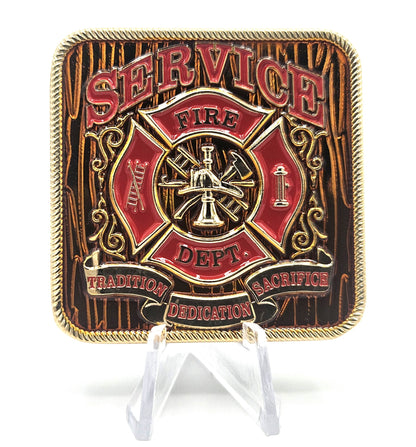 Fire Service and Volunteer Coin 2" Coin