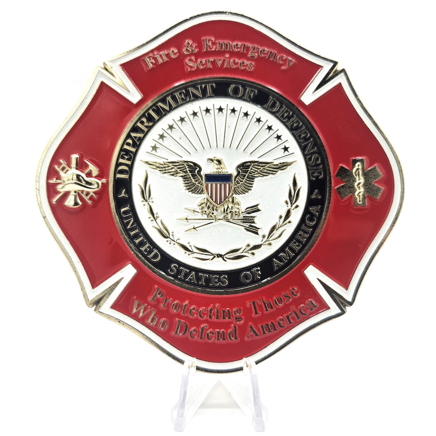 Scramble Gold 4" Challenge Coin