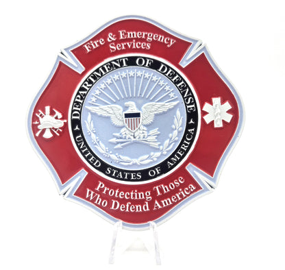 Scramble White 4" Challenge Coin