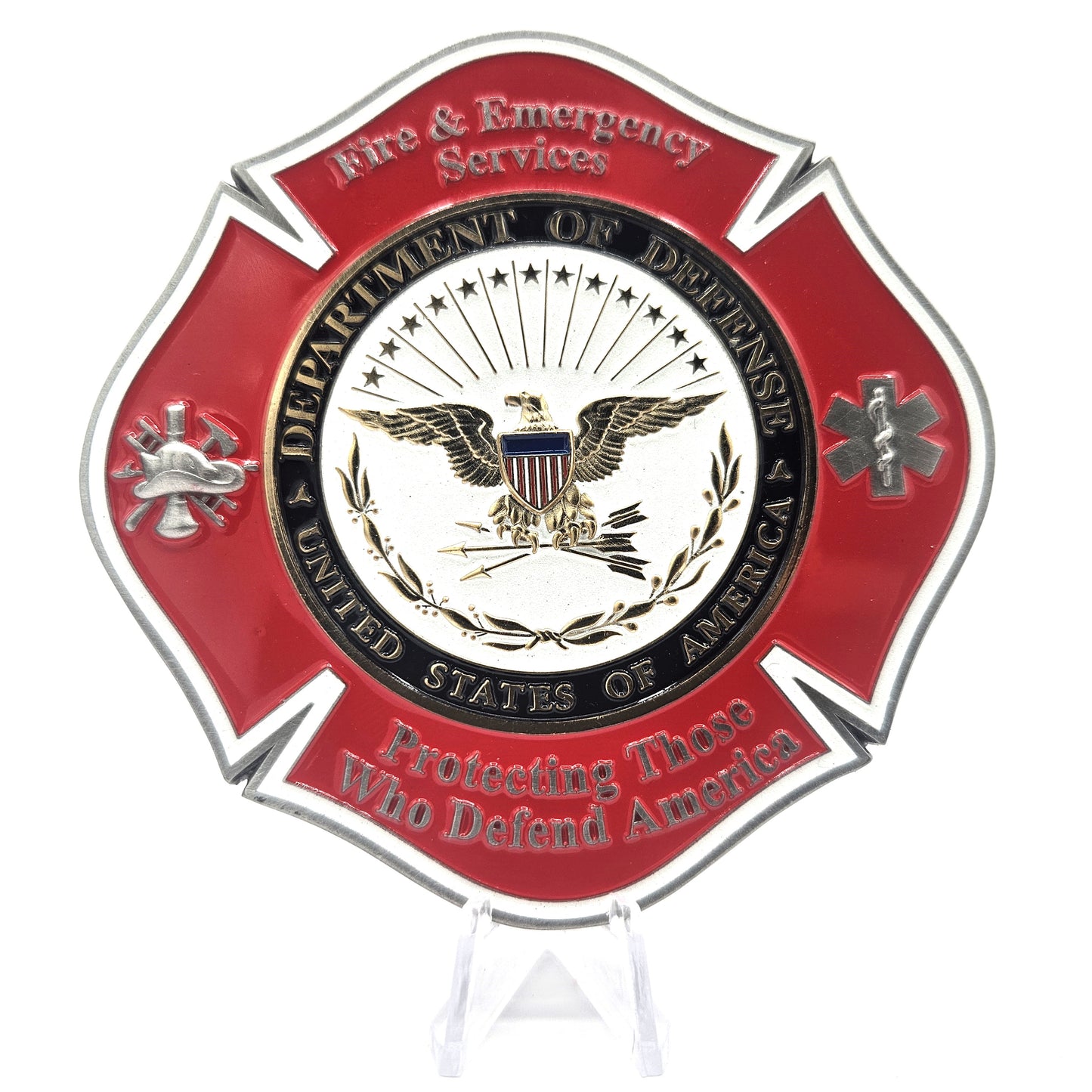 Scramble 4" Challenge Coin