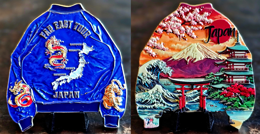 Far East Tour Japan Jacket 3.5" Challenge Coin