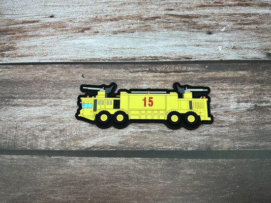7 Inch P-15 ARFF Truck patch