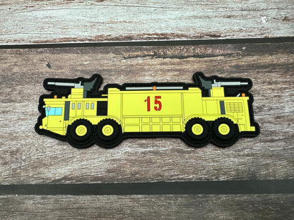 7 Inch P-15 ARFF Truck patch
